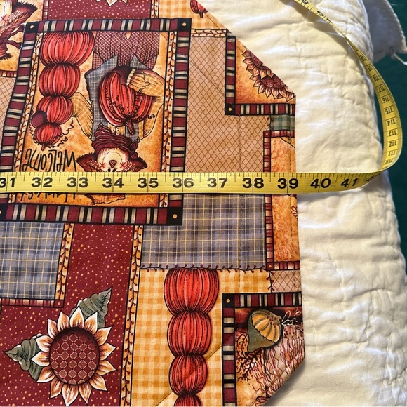 Fall Table Runner with Center Mat - Picture 2 of 9